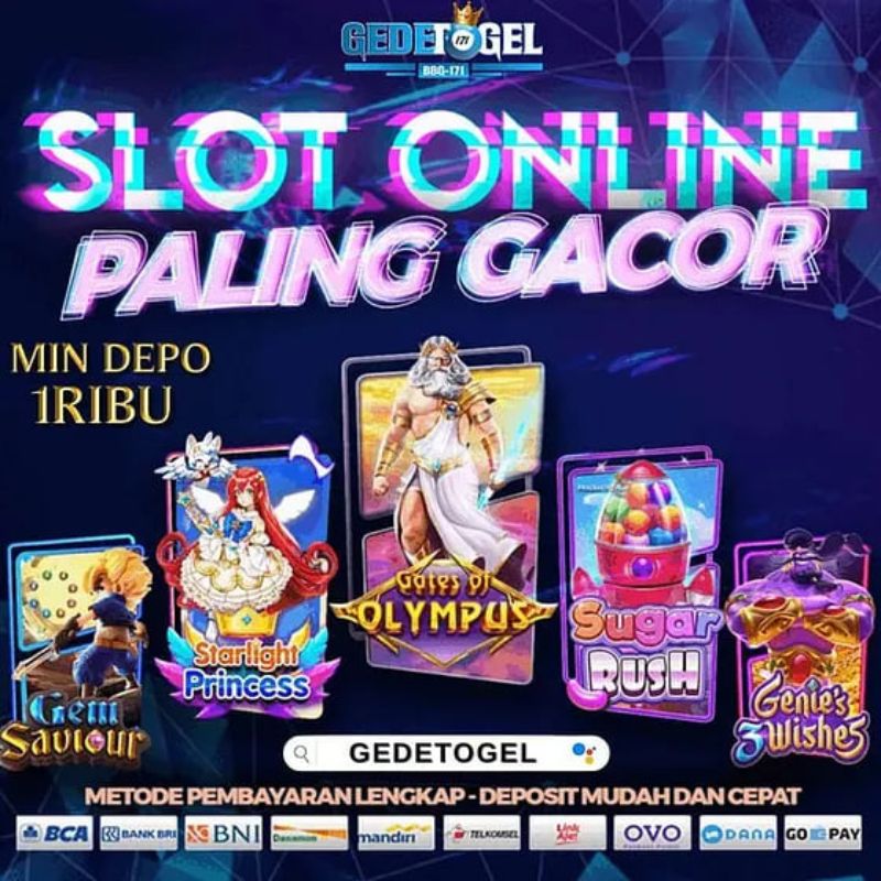 Main Togel Online Slot Gate of Olympus 1000 di GEDETOGEL