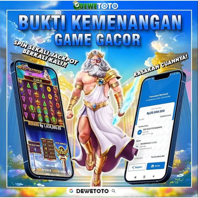 Keuntungan Main Gate of Olympus 1000 di DEWETOTO Online