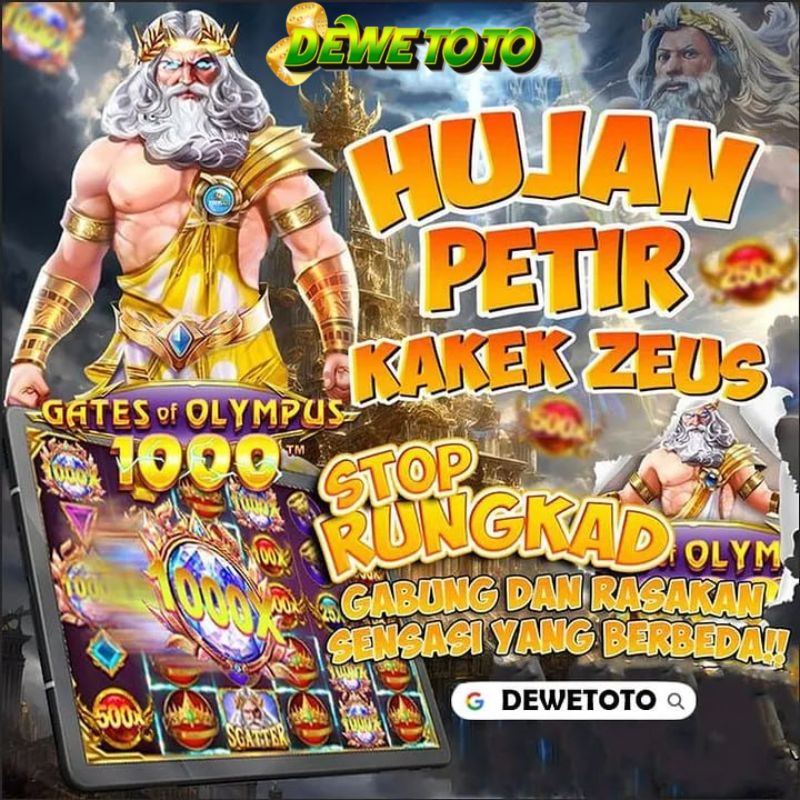 Gate of Olympus 1000 Pilihan Utama Bettor Togel DEWETOTO